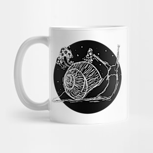 Snail mushroom night Mug